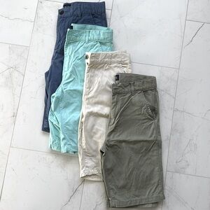 The Children’s Place Boys Chino Shorts. All Four Sold Together. Size 12